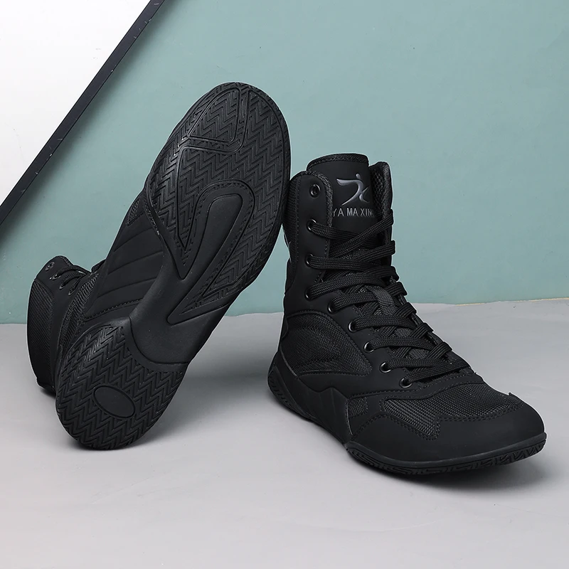 Men Boxing Shoes Comfortable Exercise Wrestling Sneakers Waterproof Boxing Shoes
Men Boxing Shoes Comfortable Exercise Wrestling Sneakers Waterproof Boxing Shoes