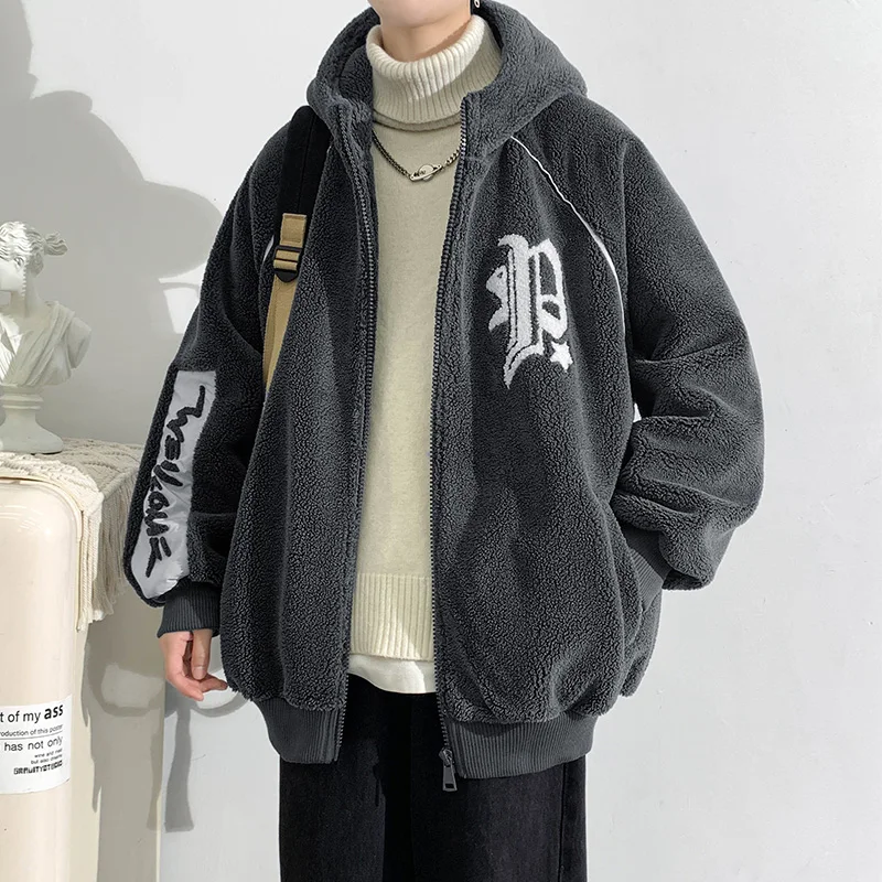 Мужская зимняя куртка из овечьей шерсти с капюшоном, утепленная, свободного кроя, двусторонняя, из вельвета, теплая, повседневная
Мужская зимняя куртка из овечьей шерсти с капюшоном, утепленная, свободного кроя, двусторонняя, из вельвета, теплая, повседневная