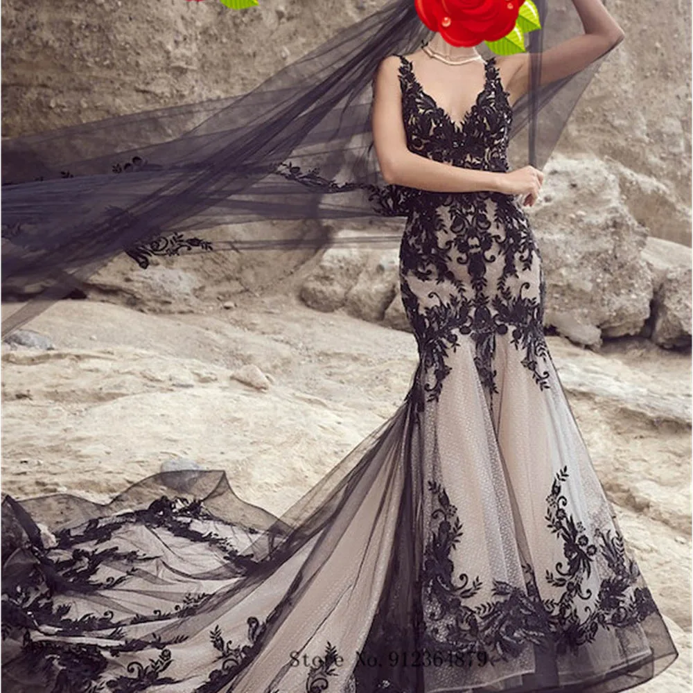 Black Two Straps V-neck Lace Applique Mermaid Evening Dresses Custom Made 2026 Vestido De Noival
Black Two Straps V-neck Lace Applique Mermaid Evening Dresses Custom Made 2026 Vestido De Noival