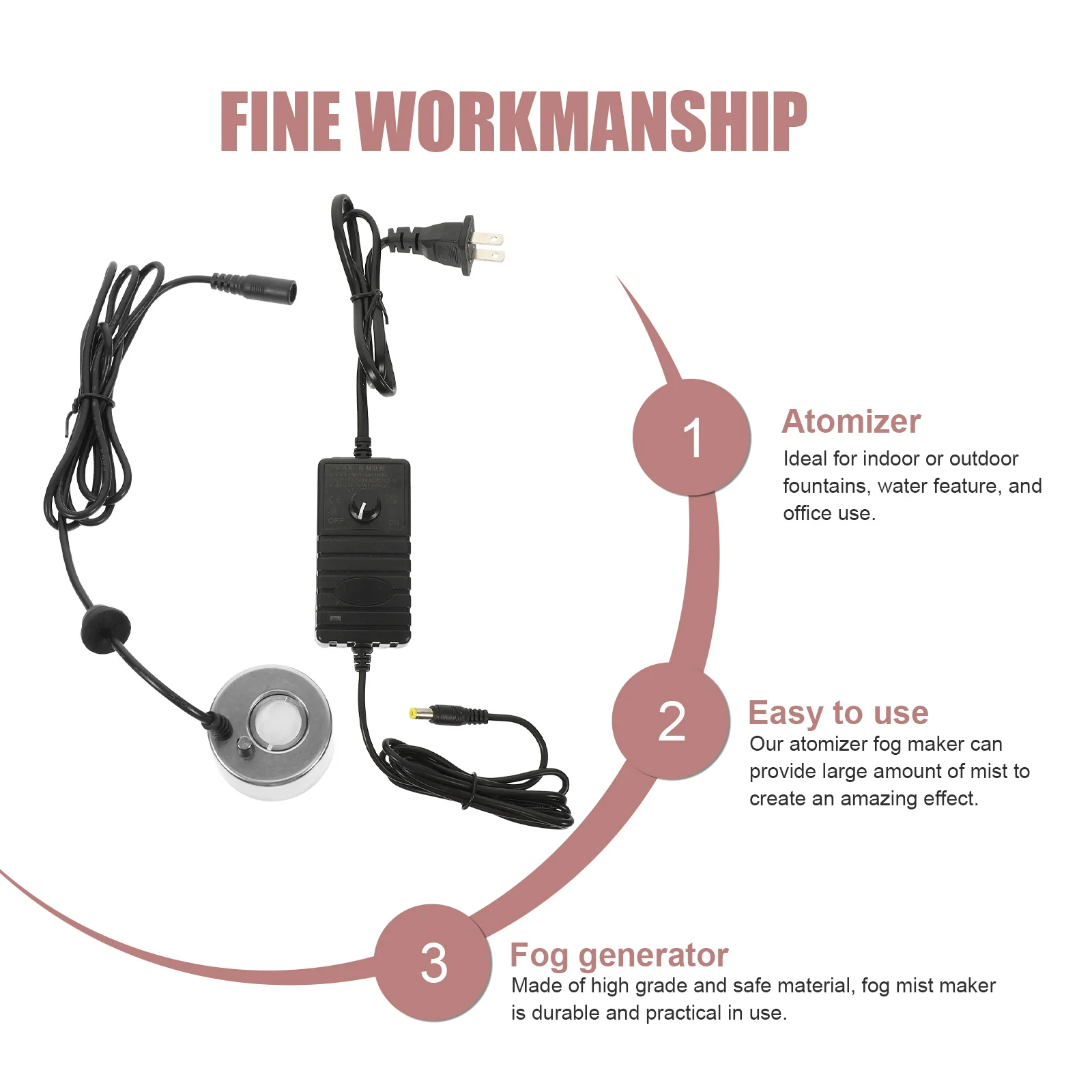 Ultrasonic Fog Mist Machine For Aquarium Pond Garden Fog Maker Bonsai Rockery Garden Yard Water Feature Fountain Us Plug
Ultrasonic Fog Mist Machine For Aquarium Pond Garden Fog Maker Bonsai Rockery Garden Yard Water Feature Fountain Us Plug