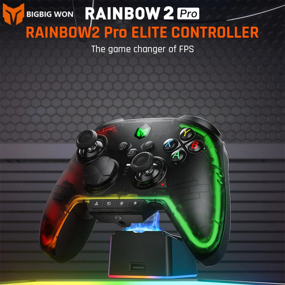 Оригинальный BIGBIG WON Elite игровой контроллер Rainbow 2 Pro BT беспроводной Bluetooth геймпад для ПК/переключателя/ANDROID/IOS мобильный телефон
Оригинальный BIGBIG WON Elite игровой контроллер Rainbow 2 Pro BT беспроводной Bluetooth геймпад для ПК/переключателя/ANDROID/IOS мобильный телефон