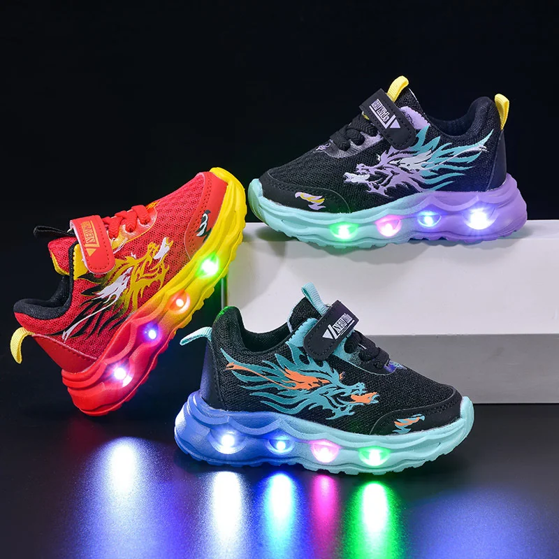 Spring/autumn New Led Light Up Sports Shoes For Boys And Girls Cartoon Illuminated Shoes For Kids Medium 3
Spring/autumn New Led Light Up Sports Shoes For Boys And Girls Cartoon Illuminated Shoes For Kids Medium 3