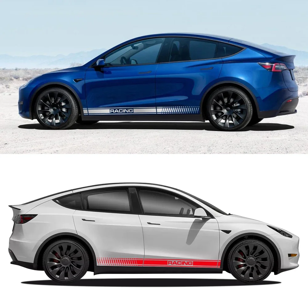 Автомобильные наклейки для Tesla Model Y, боковая пленка на дверь, виниловая пленка, водонепроницаемые наклейки из ПВХ, автоукрашение, Стайлинг, внешние автомобильные аксессуары
Автомобильные наклейки для Tesla Model Y, боковая пленка на дверь, виниловая пленка, водонепроницаемые наклейки из ПВХ, автоукрашение, Стайлинг, внешние автомобильные аксессуары