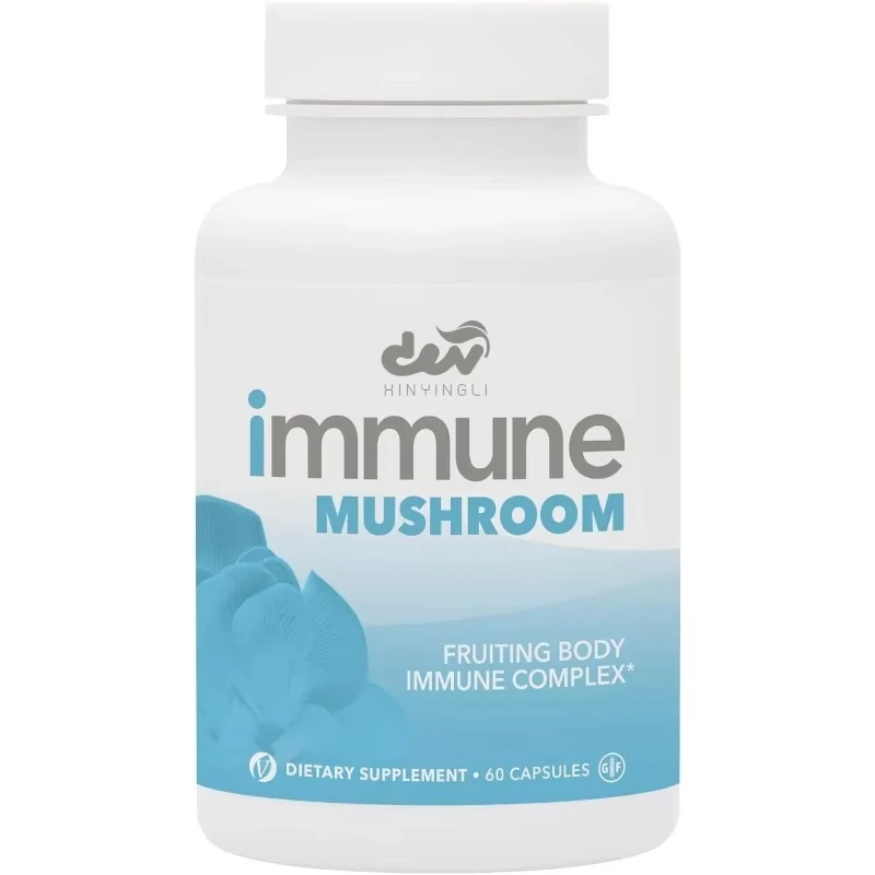 Immune mushrooms -60 capsules - Fruit body immune complex - Provides key micronutrients - Vegetarian, gluten free
Immune mushrooms -60 capsules - Fruit body immune complex - Provides key micronutrients - Vegetarian, gluten free