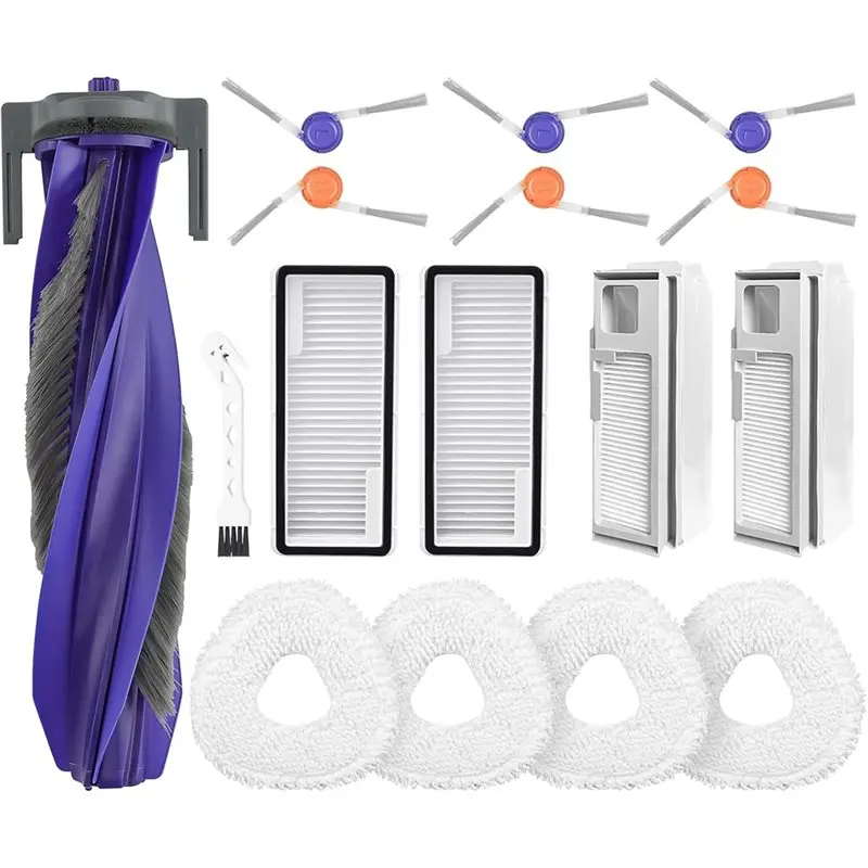 B90B-2 Dust Bags, 2 Hepa Filters, 4 Mop Pads Robot Vacuum Accessories 1 Main Roller Brush For NARWAL Freo Z10 Kit
B90B-2 Dust Bags, 2 Hepa Filters, 4 Mop Pads Robot Vacuum Accessories 1 Main Roller Brush For NARWAL Freo Z10 Kit