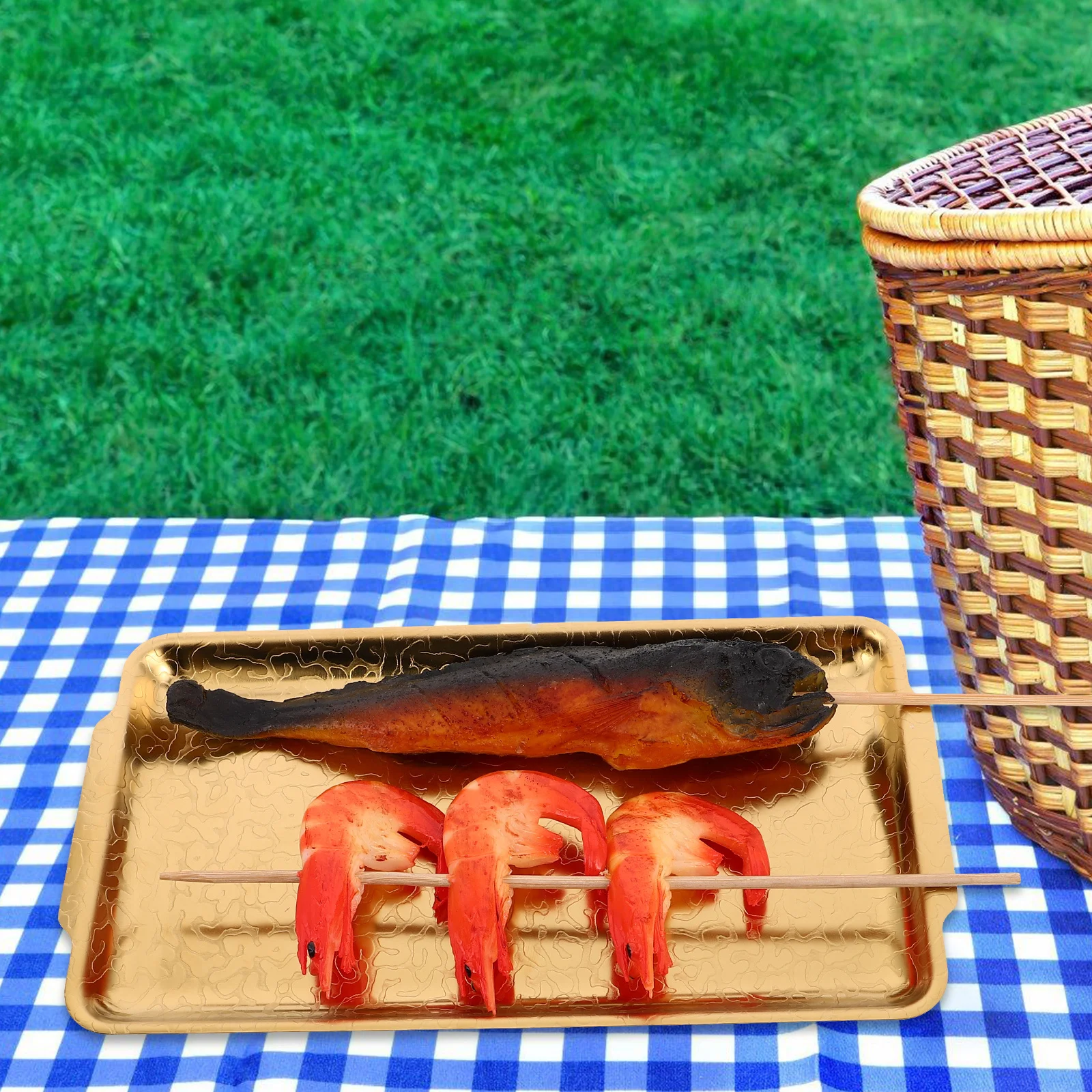 Stainless Steel Thickened Bbq Griddle Rectangle High Temperature Resistant Warming Plate for Gas Stove Hot Skewer Grill
Stainless Steel Thickened Bbq Griddle Rectangle High Temperature Resistant Warming Plate for Gas Stove Hot Skewer Grill