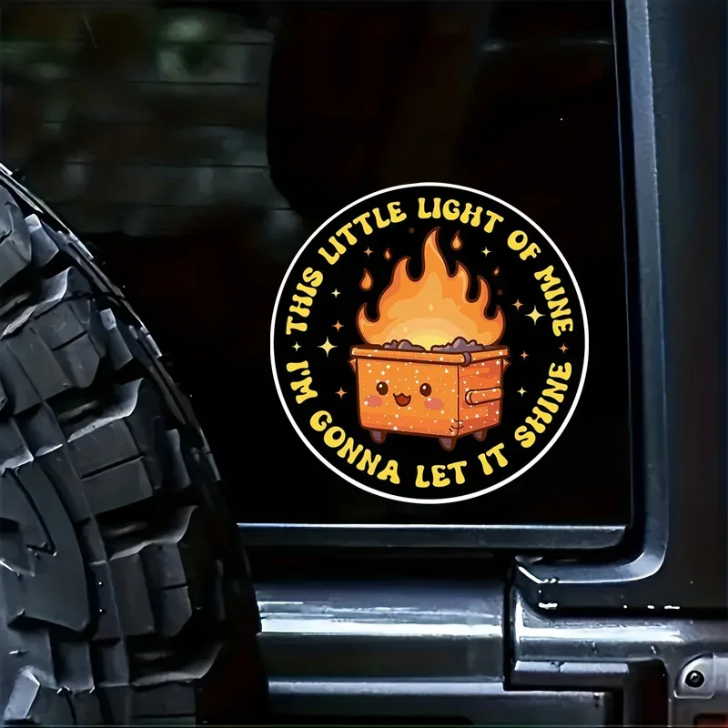 Funny Dumpster Fire Car Stickers Waterproof for Auto Bumper Body Window Vinyl Decals Unique Adult Humor Funny Vehicle Decoration
Funny Dumpster Fire Car Stickers Waterproof for Auto Bumper Body Window Vinyl Decals Unique Adult Humor Funny Vehicle Decoration