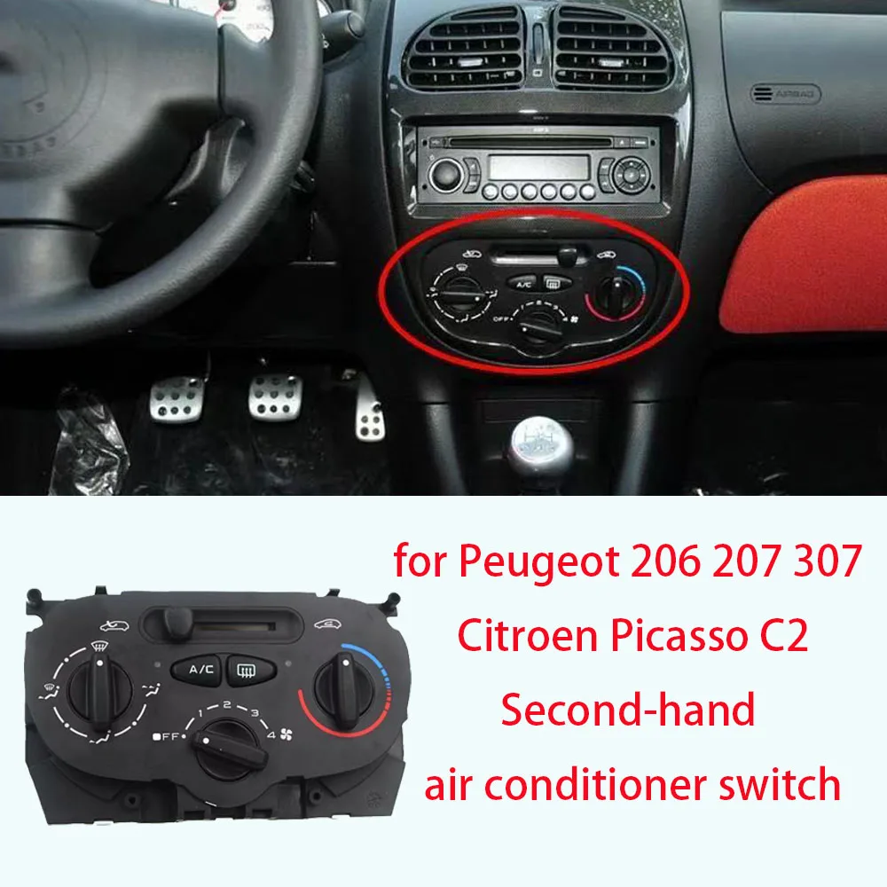 LINGJIE Air AC Heater Panel Climate Control Assy Switches for Peugeot 206 207 307 C2 Citroen Picasso 9624675377 X666633H
LINGJIE Air AC Heater Panel Climate Control Assy Switches for Peugeot 206 207 307 C2 Citroen Picasso 9624675377 X666633H