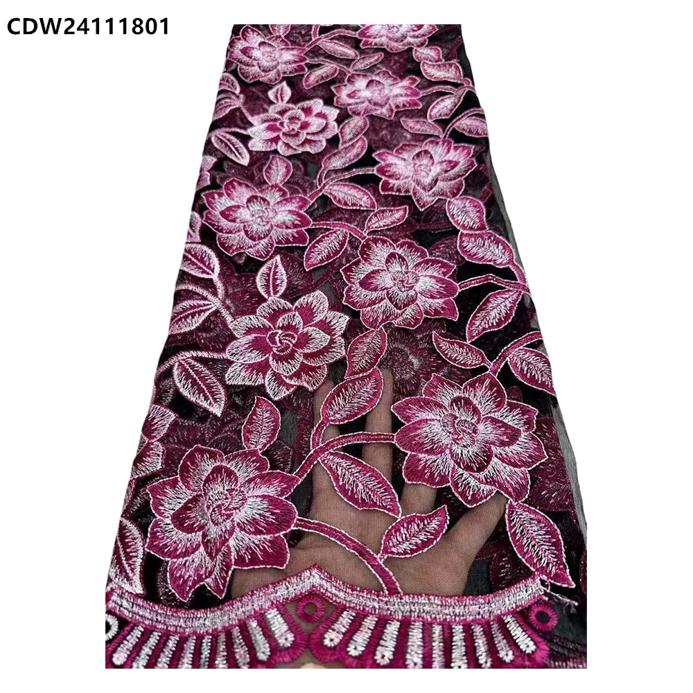 High-Quality Soft Mesh Lace Fabric with Beautiful Embroidered , Perfect for dress Making CDW24111801-175
High-Quality Soft Mesh Lace Fabric with Beautiful Embroidered , Perfect for dress Making CDW24111801-175