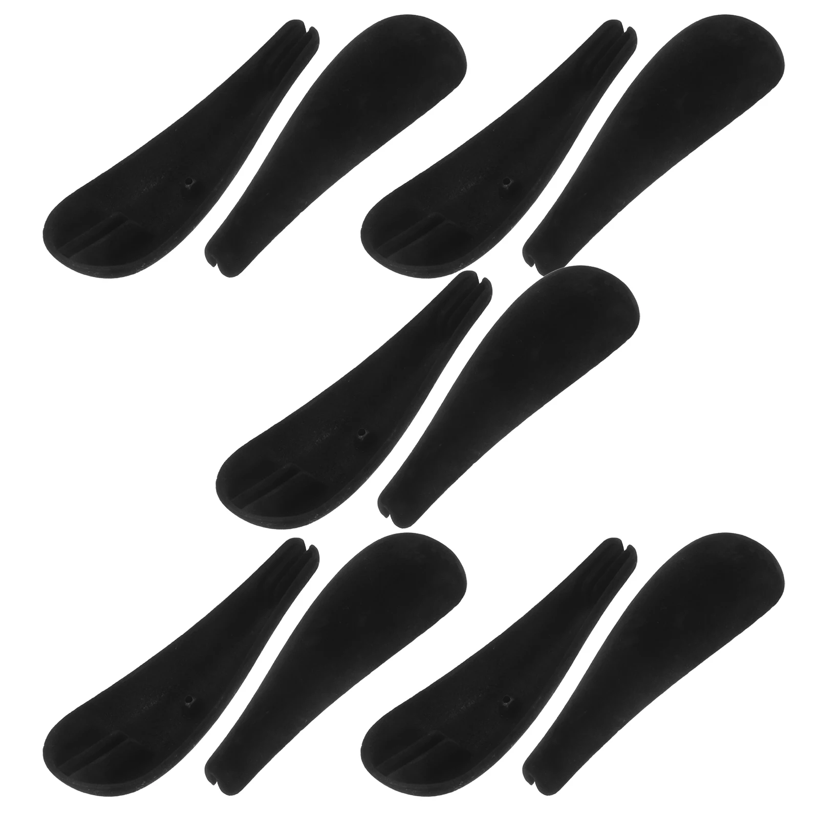10 pcs Black Flocked Shoulder Forms Thickened Wide Anti Slip Clothes Hanger Shoulder Pads For Dress Sweater Suit Underwear
10 pcs Black Flocked Shoulder Forms Thickened Wide Anti Slip Clothes Hanger Shoulder Pads For Dress Sweater Suit Underwear