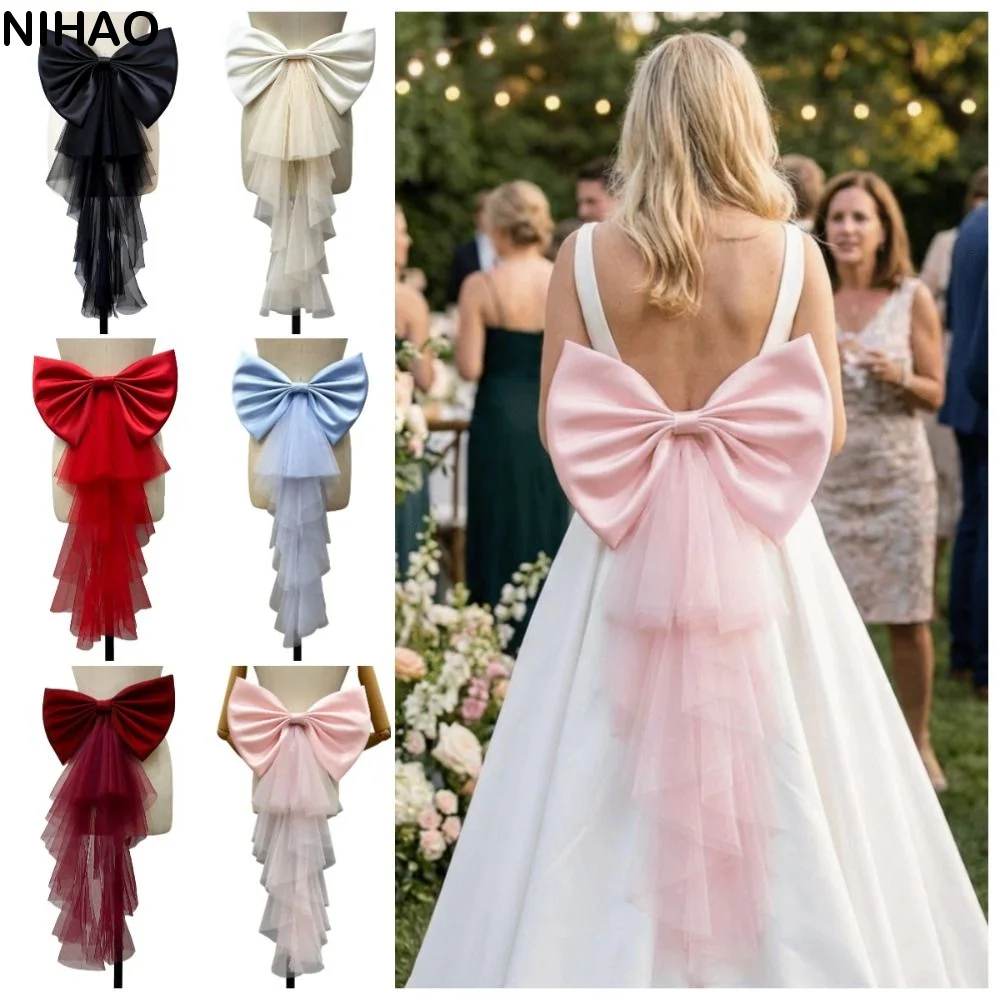 Single Layer Big Bow Waist Decoration Fluffy Satin Mesh Elegant Bridal Belt Temperament Chic Gown Waist Ornament Photography
Single Layer Big Bow Waist Decoration Fluffy Satin Mesh Elegant Bridal Belt Temperament Chic Gown Waist Ornament Photography