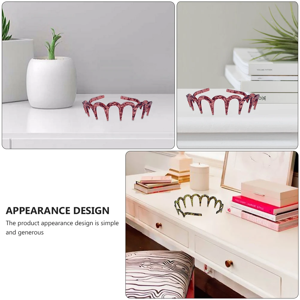 2Pcs U Shape Toothed Hair Hoops Comfortable Hard Plastic Headband Hair Clasp for Leisure Sports Daily Headwear 
2Pcs U Shape Toothed Hair Hoops Comfortable Hard Plastic Headband Hair Clasp for Leisure Sports Daily Headwear