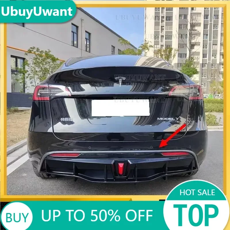 For Tesla Model Model Y 2018-2022 4-Door Rear Bumper Diffuser Lip ABS Carbon Fiber Look Car Boot Splitter Guard Spoiler Plate
For Tesla Model Model Y 2018-2022 4-Door Rear Bumper Diffuser Lip ABS Carbon Fiber Look Car Boot Splitter Guard Spoiler Plate