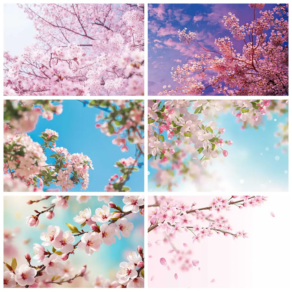 MOON.QG Spring Sakura Cherry Flowers Blossom Home Decorations Backdrop Pink Floral Branch Nature Blue Sky Photography Background
MOON.QG Spring Sakura Cherry Flowers Blossom Home Decorations Backdrop Pink Floral Branch Nature Blue Sky Photography Background