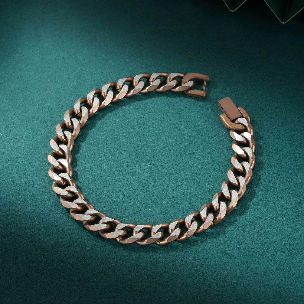 Hot-selling Six-sided Ground Bracelet, Trendy Brand Cool Chain, Cuban Bracelet Man, Hip-hop Street Niche Design Bracelet Man
Hot-selling Six-sided Ground Bracelet, Trendy Brand Cool Chain, Cuban Bracelet Man, Hip-hop Street Niche Design Bracelet Man