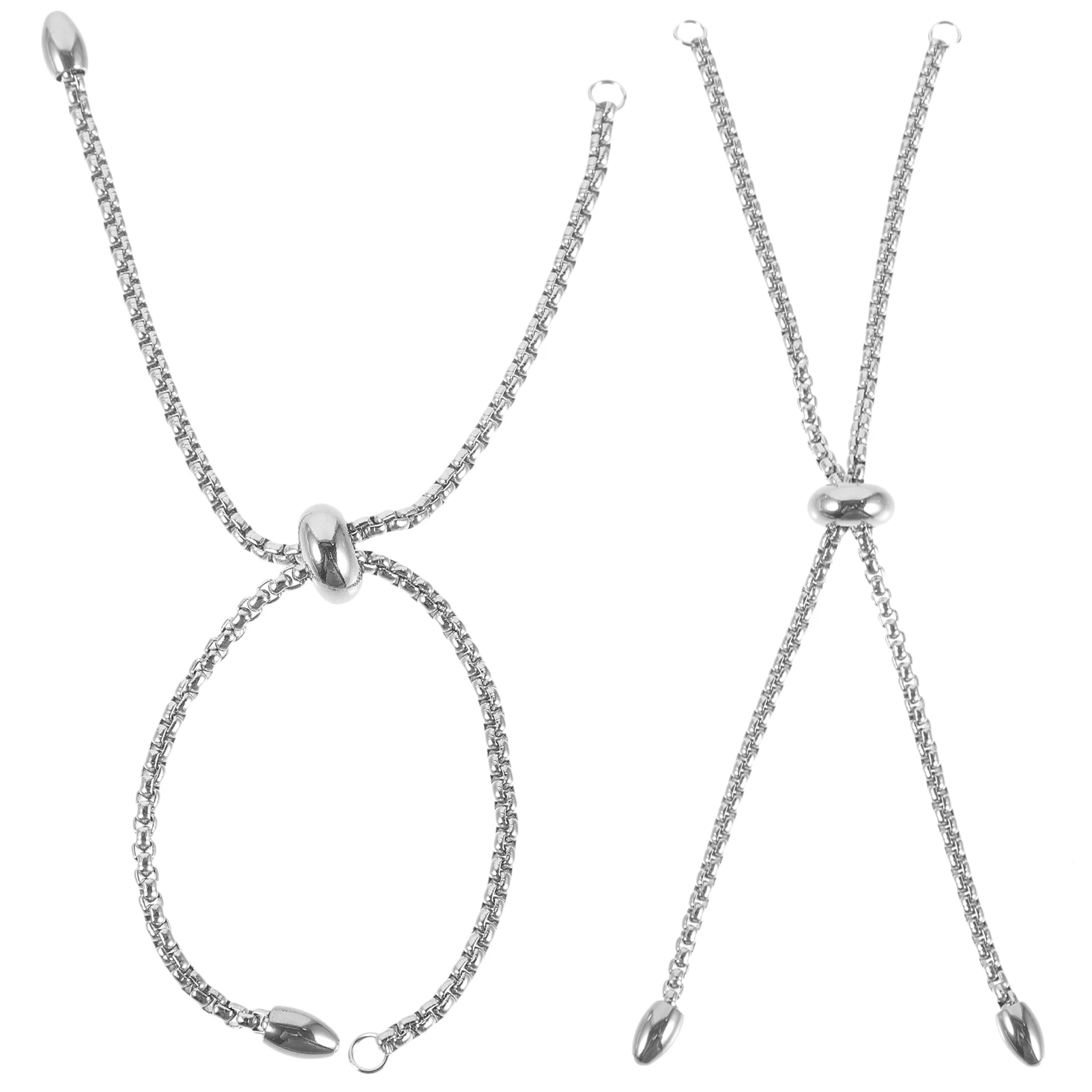 Bracelets Stainless Steel Accessories for Jewellery Making Chain Jewelry Silver
Bracelets Stainless Steel Accessories for Jewellery Making Chain Jewelry Silver