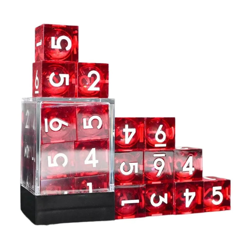 6-Sided RPG Liquid Core Resin Dice Sharp Edge D6 Tape Box
6-Sided RPG Liquid Core Resin Dice Sharp Edge D6 Tape Box