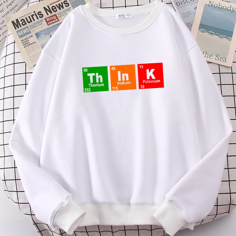 Think Science Periodic Pattern Woman Pullover Trendy Fleece Sweatshirt Autumn O-Neck Clothes Crewneck Milticolor Sportswear
Think Science Periodic Pattern Woman Pullover Trendy Fleece Sweatshirt Autumn O-Neck Clothes Crewneck Milticolor Sportswear