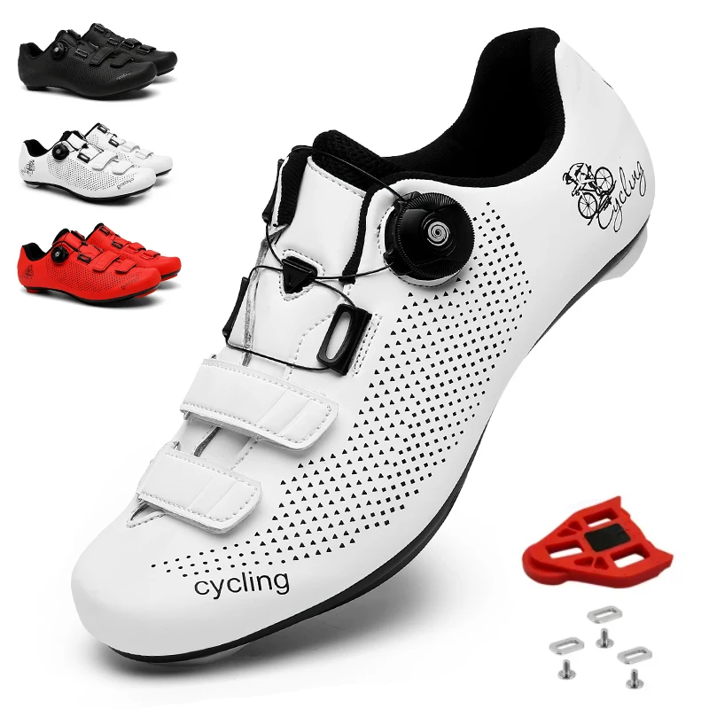 Велотуфли для шоссейного велоспорта, мужские и женские, спортивные, с самоблокирующимися креплениями, для гонок, совместимые с Shimano
Велотуфли для шоссейного велоспорта, мужские и женские, спортивные, с самоблокирующимися креплениями, для гонок, совместимые с Shimano