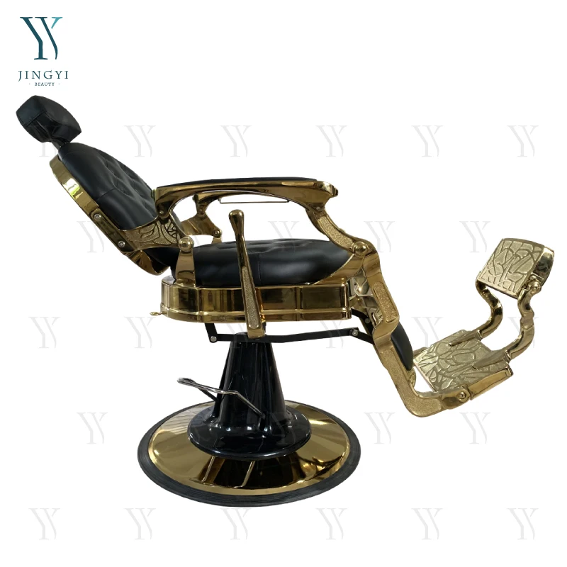 Wholesale Custom Reclining Barber Chair Heavy Duty Hairdressing Chair for Hair Cutting Barber Shop Station 
Wholesale Custom Reclining Barber Chair Heavy Duty Hairdressing Chair for Hair Cutting Barber Shop Station