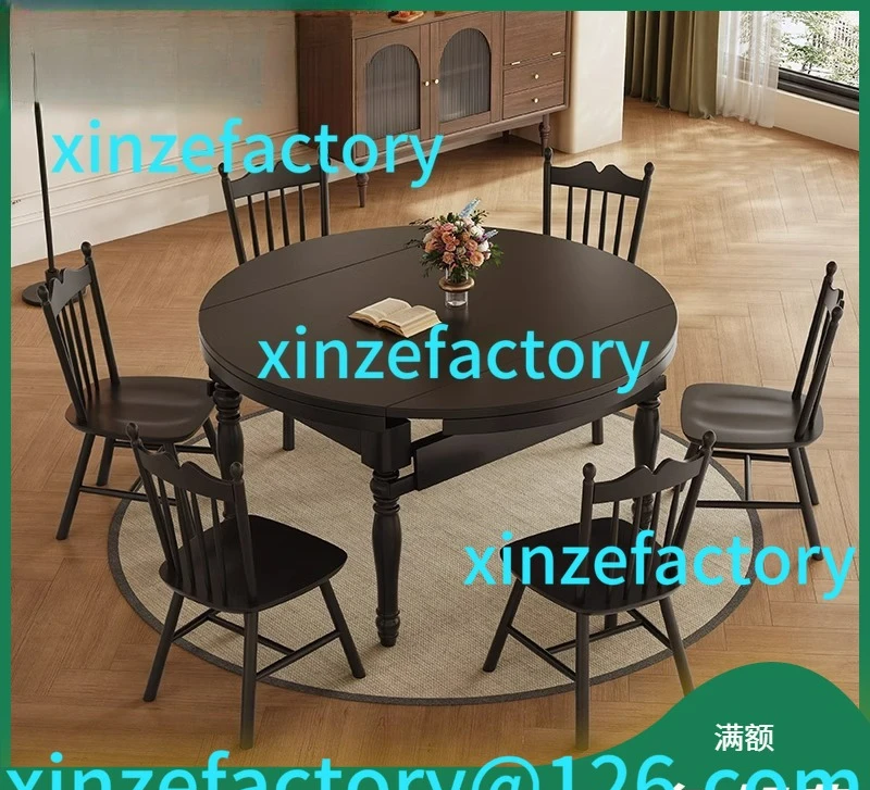 Customizable antique solid wood dining table and chair combination household size apartment
Customizable antique solid wood dining table and chair combination household size apartment