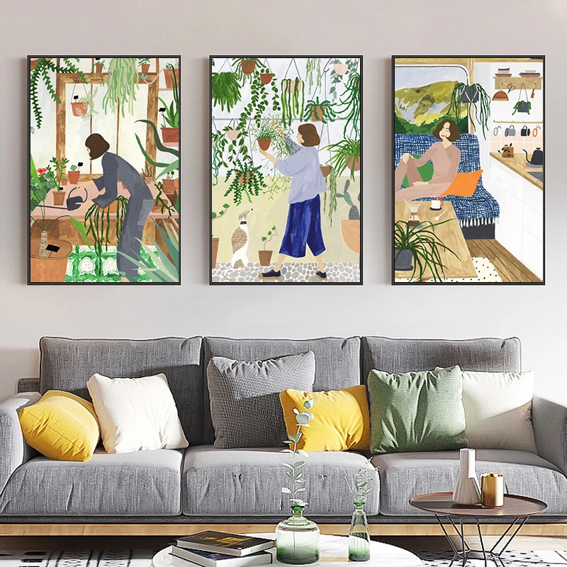 GATYZTORY Paint By Number Girl and Plant Hand Painted Painting 3pcs Art Drawing On Canvas Gift DIY Pictures By Numbers Kits
GATYZTORY Paint By Number Girl and Plant Hand Painted Painting 3pcs Art Drawing On Canvas Gift DIY Pictures By Numbers Kits