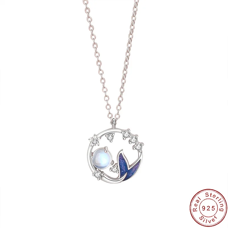 JIALY European S925 Sterling Silver Necklace Summer AAA CZ Fish Tail For Women Birthday Party Gift Fine Jewelry
JIALY European S925 Sterling Silver Necklace Summer AAA CZ Fish Tail For Women Birthday Party Gift Fine Jewelry