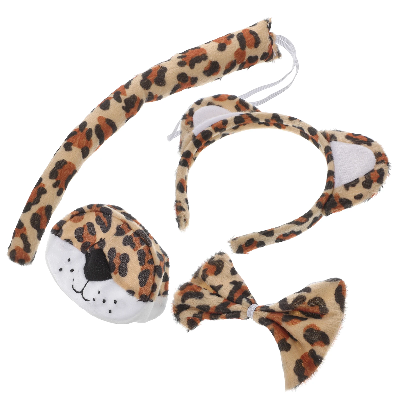 Tiger Head Hoop Nose Prop Fabric Headband Leopard Tail Cosplay Ear Playful Accessory Print Bow Animal Headbands
Tiger Head Hoop Nose Prop Fabric Headband Leopard Tail Cosplay Ear Playful Accessory Print Bow Animal Headbands