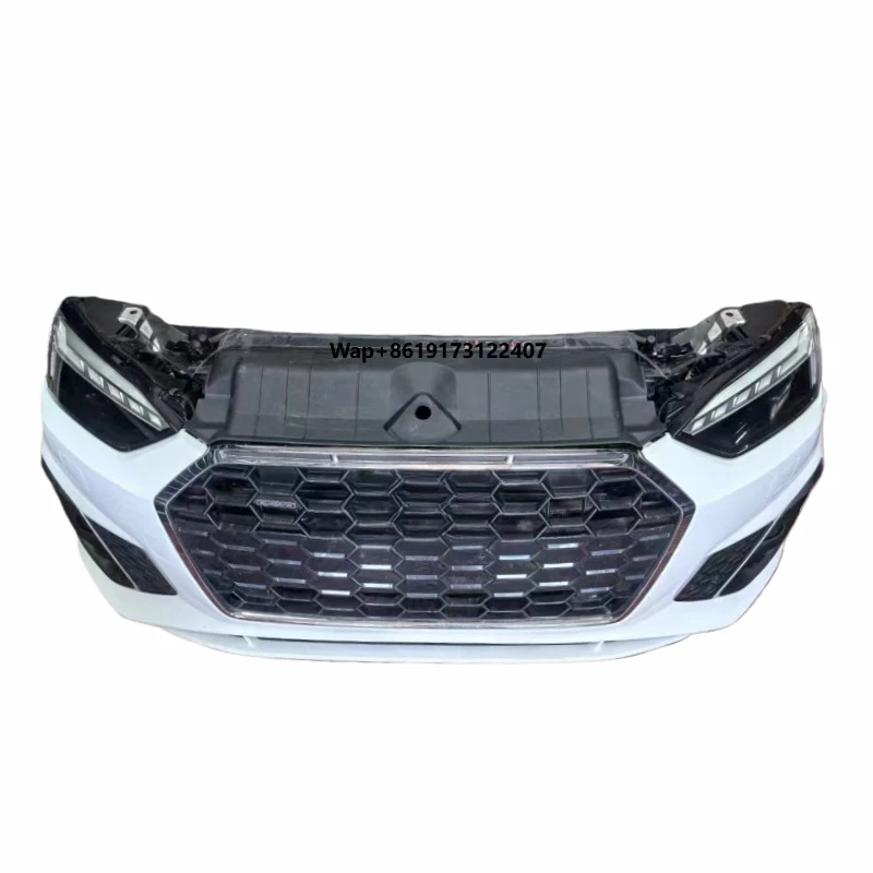 2023 A5 Front Bumper with Headlights & Radiator Set Plastic+ABS Bolt-On White/Black Paint 1 Year Warranty
2023 A5 Front Bumper with Headlights & Radiator Set Plastic+ABS Bolt-On White/Black Paint 1 Year Warranty