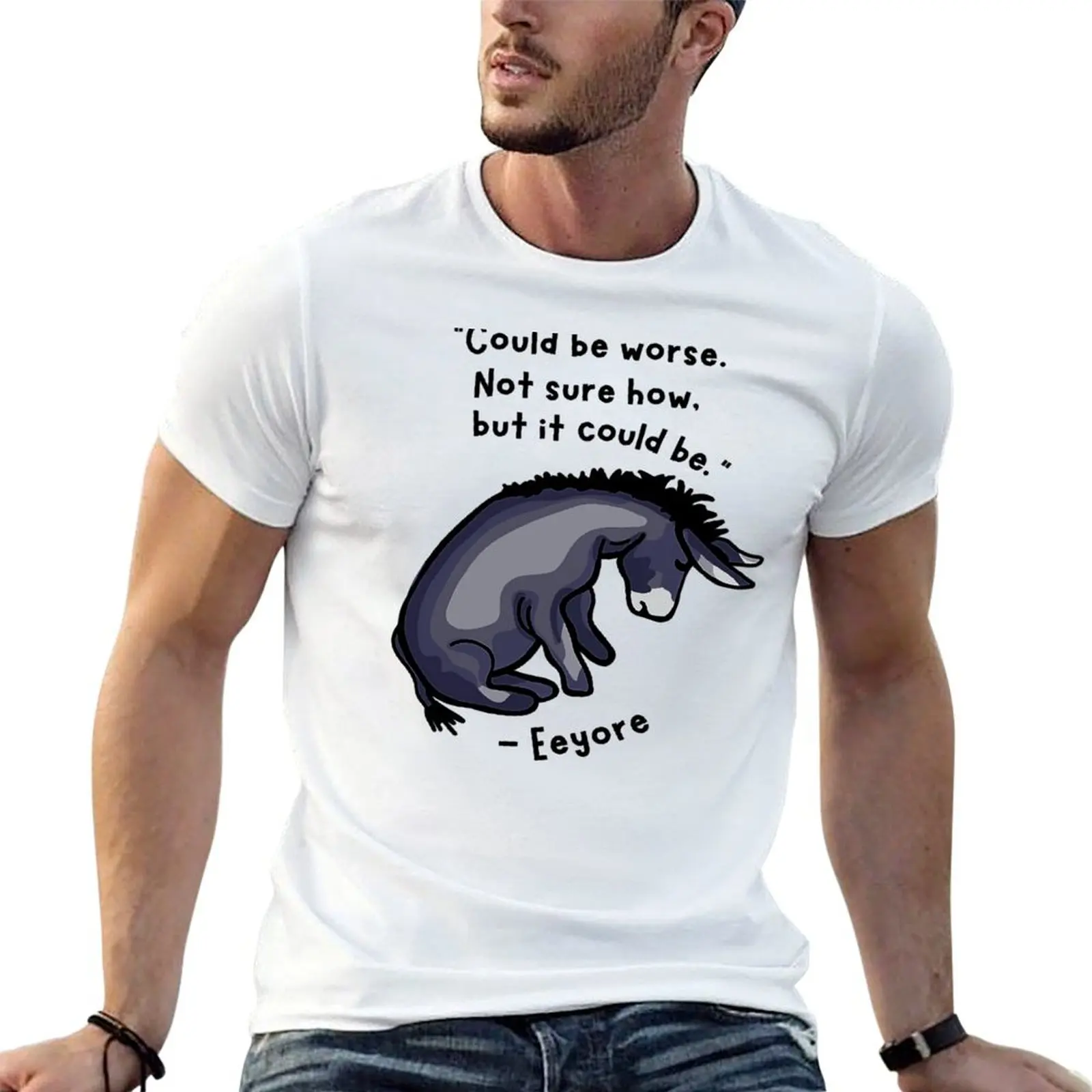 100% cotton cotton luxury shirt Eeyore shirt T-Shirt t Sad men Quote brand man 100 t percent for
100% cotton cotton luxury shirt Eeyore shirt T-Shirt t Sad men Quote brand man 100 t percent for