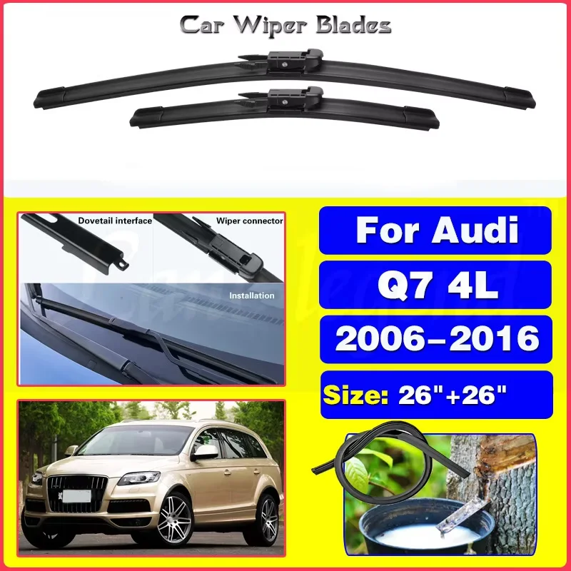 Wiper Front Wiper Blades Set For Audi Q7 4L 2006-2015 2007 2008 2009 2010 2011 2012Windshield Windscreen Window 26"+26"
Wiper Front Wiper Blades Set For Audi Q7 4L 2006-2015 2007 2008 2009 2010 2011 2012Windshield Windscreen Window 26"+26"
