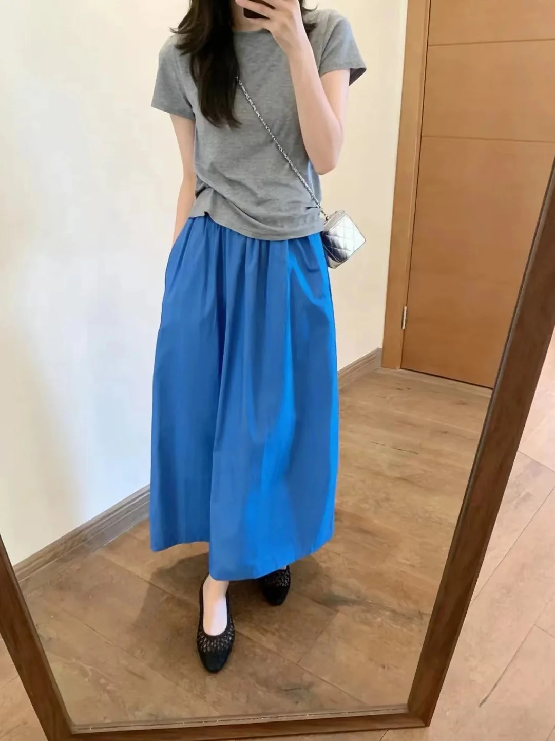 American Style A-Line Skirt Women's Summer New Fashion Loose Casual Skirt Breathable High Waist Polyester Fiber
American Style A-Line Skirt Women's Summer New Fashion Loose Casual Skirt Breathable High Waist Polyester Fiber