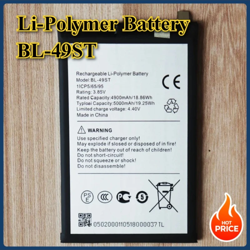 2 PCS 3.85V 5000mAh BL-49ST Newest Original Cell Battery for TECNO Spark 10C (KI5k) Mobile Phone Battery+Tools
2 PCS 3.85V 5000mAh BL-49ST Newest Original Cell Battery for TECNO Spark 10C (KI5k) Mobile Phone Battery+Tools