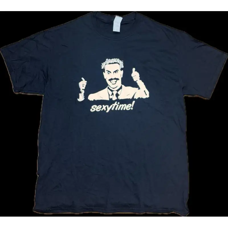 СОВЕРШЕННО НОВАЯ ВИНТАЖНАЯ футболка Circa 2006 BORAT Sexytime, размер L, черная
СОВЕРШЕННО НОВАЯ ВИНТАЖНАЯ футболка Circa 2006 BORAT Sexytime, размер L, черная