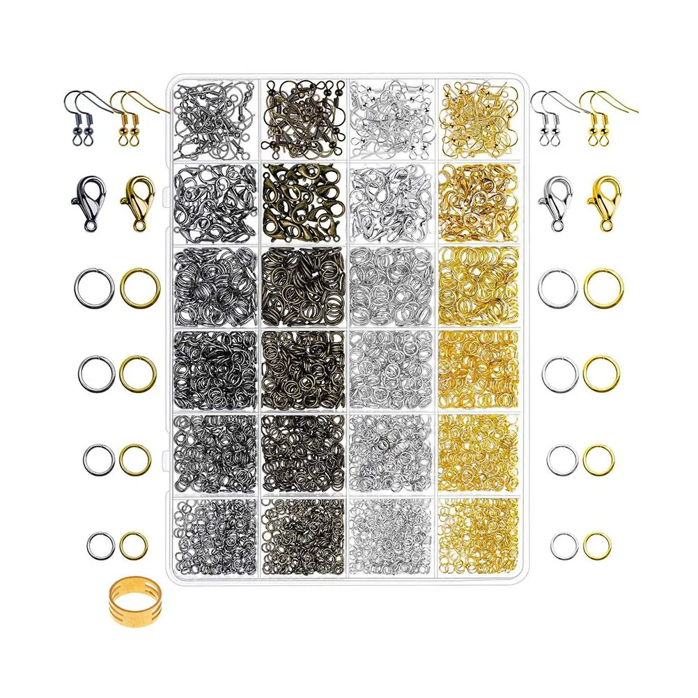 3200 Pcs Metal Ring Jewelry Making Tool Kit Accessories Lobster Clasp Rings Clasps
3200 Pcs Metal Ring Jewelry Making Tool Kit Accessories Lobster Clasp Rings Clasps