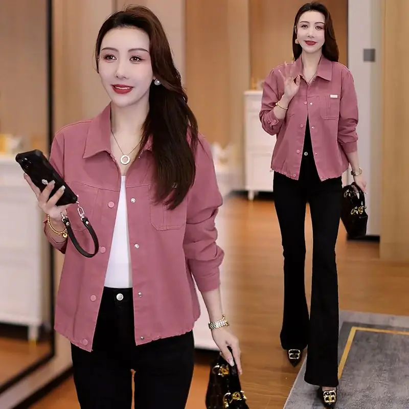 Cotton Denim Jacket Women 2026 Spring Autumn New Casual Cowboy Coats Joker Jeans Outerwear Feminine Fashion Blouse Overcoat Tide
Cotton Denim Jacket Women 2026 Spring Autumn New Casual Cowboy Coats Joker Jeans Outerwear Feminine Fashion Blouse Overcoat Tide