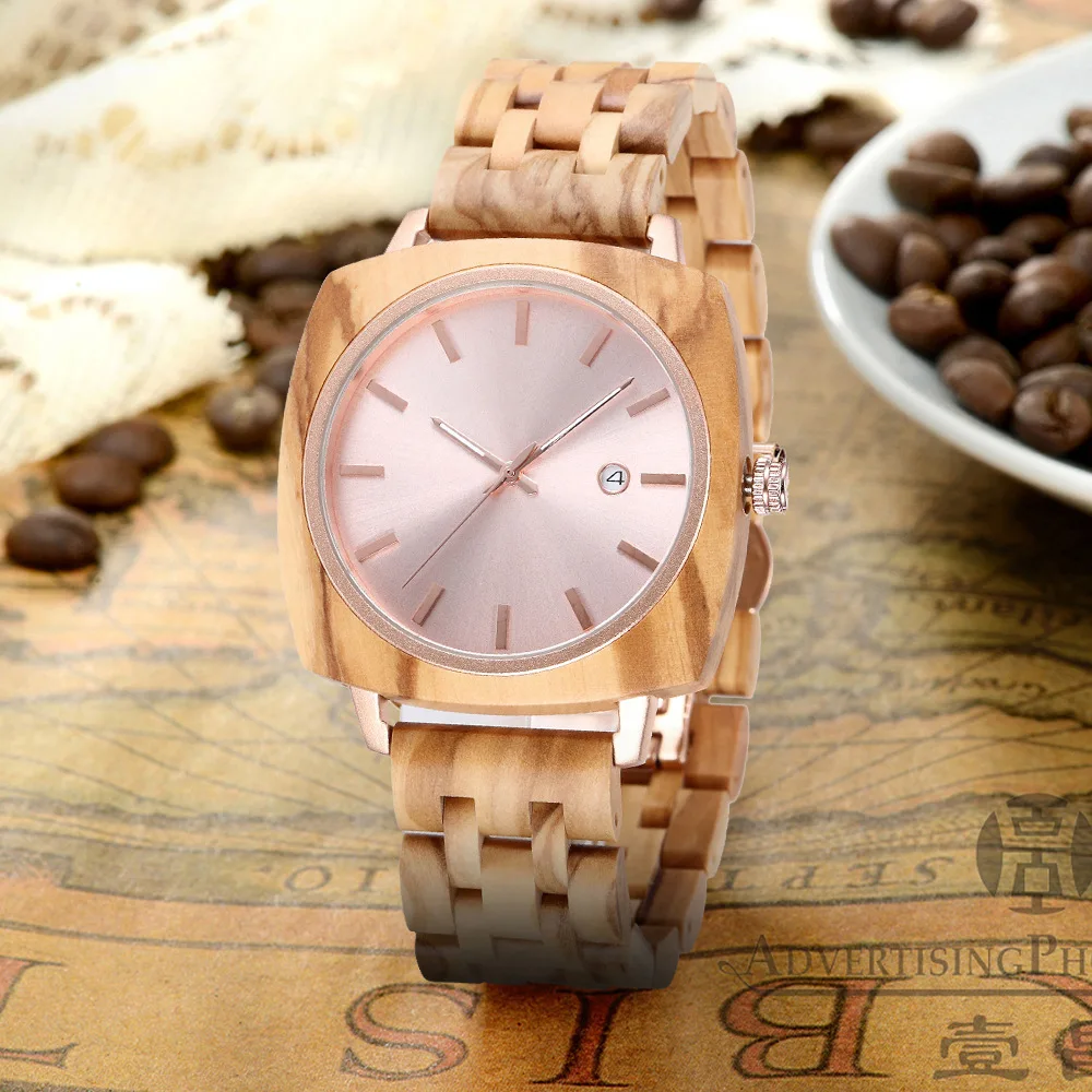 Retro craft square wooden watch simple and exquisite couple wooden watch cross-border hot selling quartz watch business style
Retro craft square wooden watch simple and exquisite couple wooden watch cross-border hot selling quartz watch business style