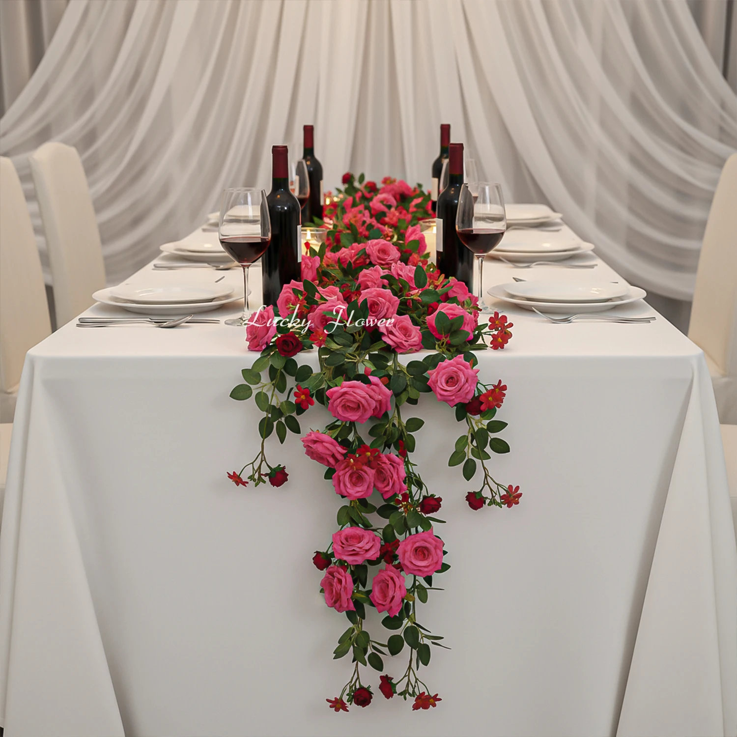 Artificial Rose Flower Stripe Hang Flowers Wedding Decoration Flower Rattan Backdrop Decor Floral Arrangement Party Arch Props
Artificial Rose Flower Stripe Hang Flowers Wedding Decoration Flower Rattan Backdrop Decor Floral Arrangement Party Arch Props