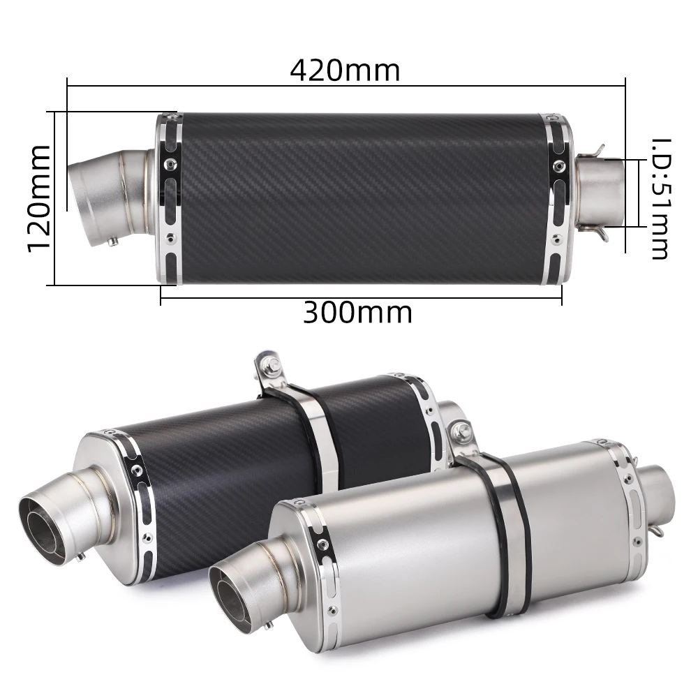 For YAMAHA MT07 FZ07 XSR700 2014-2024 Yoshimura 51MM Muffler Motorcycle Exhaust Full System Slip on Front Link Pipe
For YAMAHA MT07 FZ07 XSR700 2014-2024 Yoshimura 51MM Muffler Motorcycle Exhaust Full System Slip on Front Link Pipe
