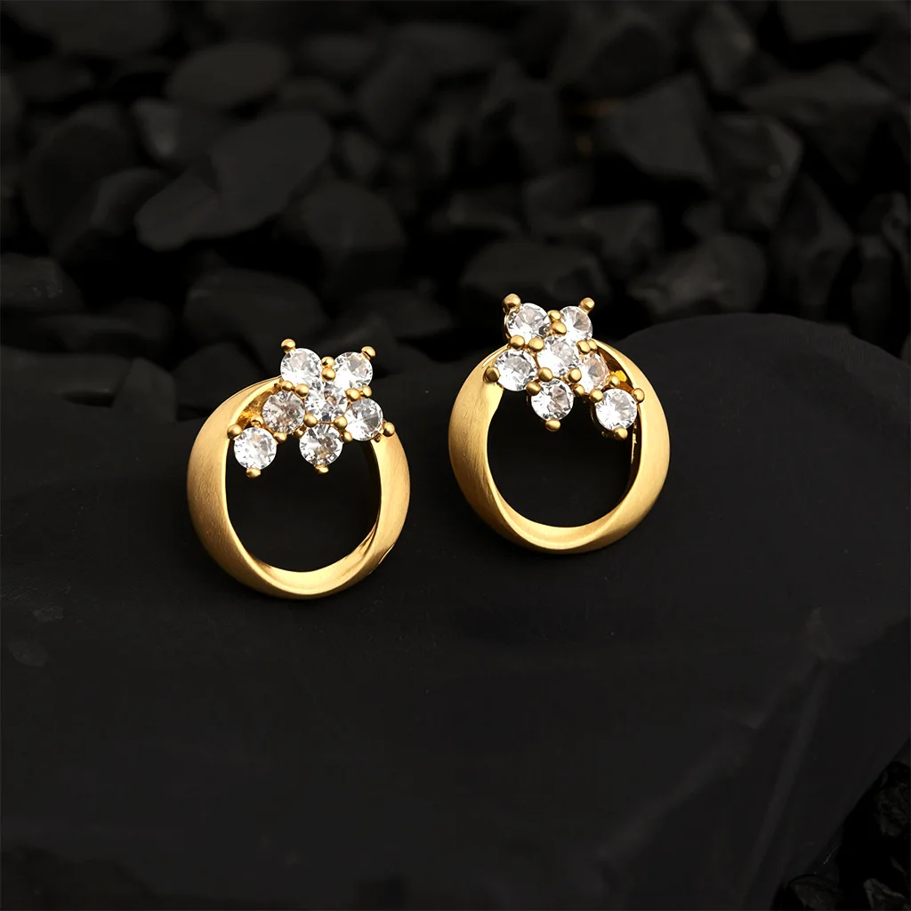 Luxury Mobius Zircon Stud Earrings Geometric Round Flower Wreath Niche Elegant Jewelry for Women
Luxury Mobius Zircon Stud Earrings Geometric Round Flower Wreath Niche Elegant Jewelry for Women