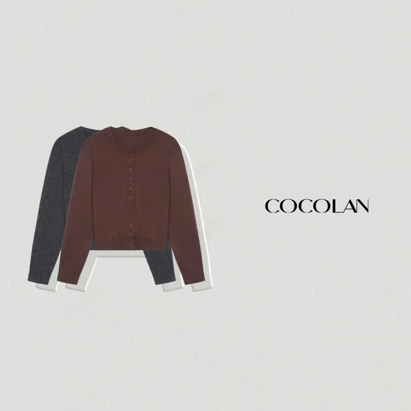 Эстетичный вязаный свитер из 100% шерсти с длинными рукавами, универсальный цвет, открытый кардиган, шерстяной топ для деловых поездок и повседневной носки
Эстетичный вязаный свитер из 100% шерсти с длинными рукавами, универсальный цвет, открытый кардиган, шерстяной топ для деловых поездок и повседневной носки