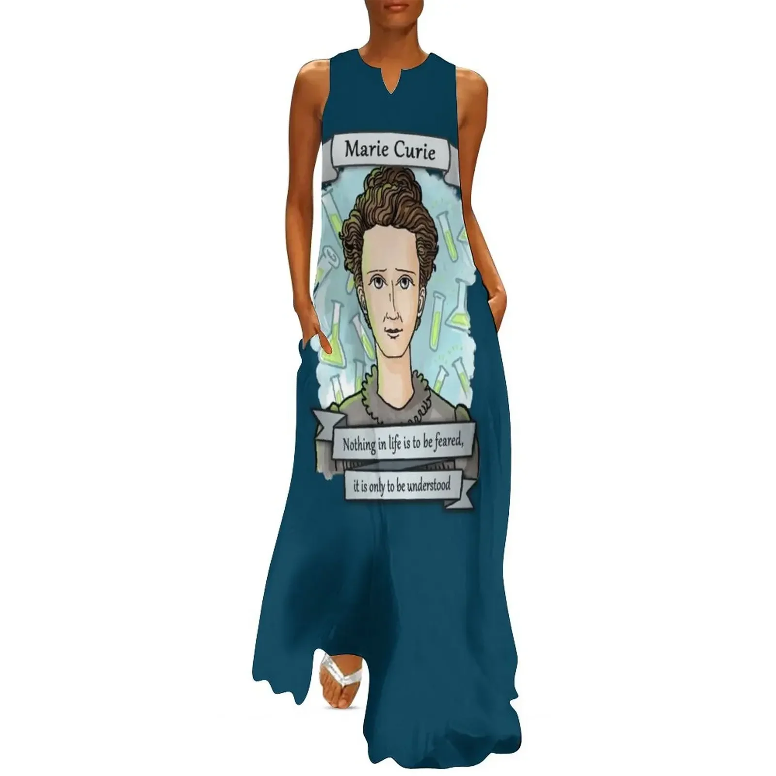 Marie Curie Long Dress women dress evening dress ladies women long dresses summer womens 2025 
Marie Curie Long Dress women dress evening dress ladies women long dresses summer womens 2025