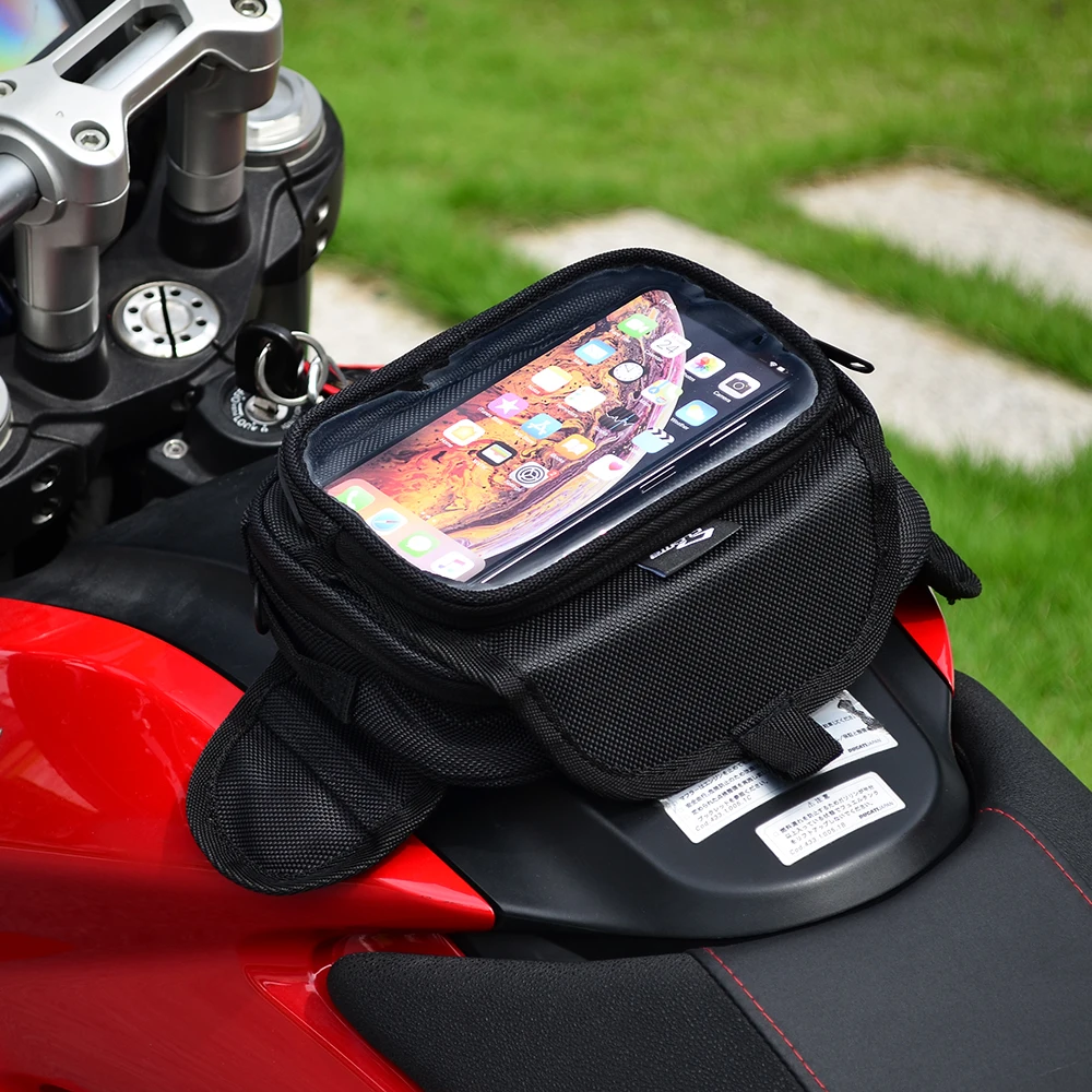 A Black Motorcycle Fuel Tank Bag, Car Navigation Bag, and High-Quality Waterproof and Wear-Resistant Bicycle Portable Set Bag
A Black Motorcycle Fuel Tank Bag, Car Navigation Bag, and High-Quality Waterproof and Wear-Resistant Bicycle Portable Set Bag
