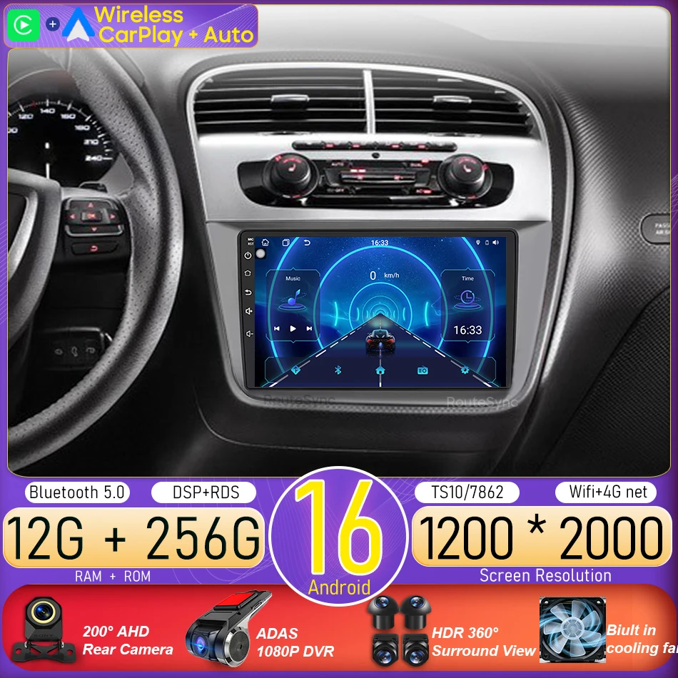 Для Seat Altea 2004-2015, Toledo 2004-2009: Автомагнитола Android 16, мультимедийный видеоплеер, GPS-навигация, CarPlay, 2DIN головное устройство
Для Seat Altea 2004-2015, Toledo 2004-2009: Автомагнитола Android 16, мультимедийный видеоплеер, GPS-навигация, CarPlay, 2DIN головное устройство