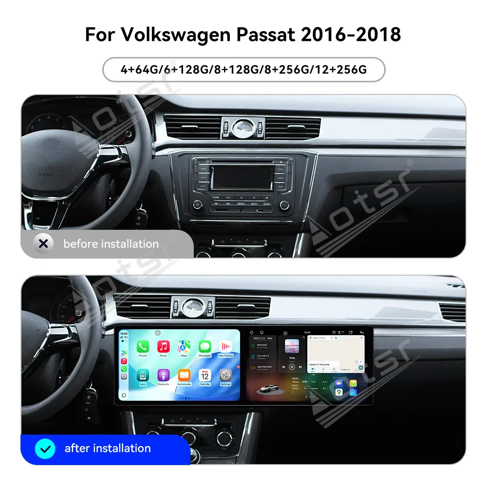 Двойной 10,1-дюймовый Android 15 для Volkswagen Passat 2016-2018 Автомобильный GPS-навигатор CarPlay HD-экран Мультимедийный плеер Головное устройство Радио
Двойной 10,1-дюймовый Android 15 для Volkswagen Passat 2016-2018 Автомобильный GPS-навигатор CarPlay HD-экран Мультимедийный плеер Головное устройство Радио