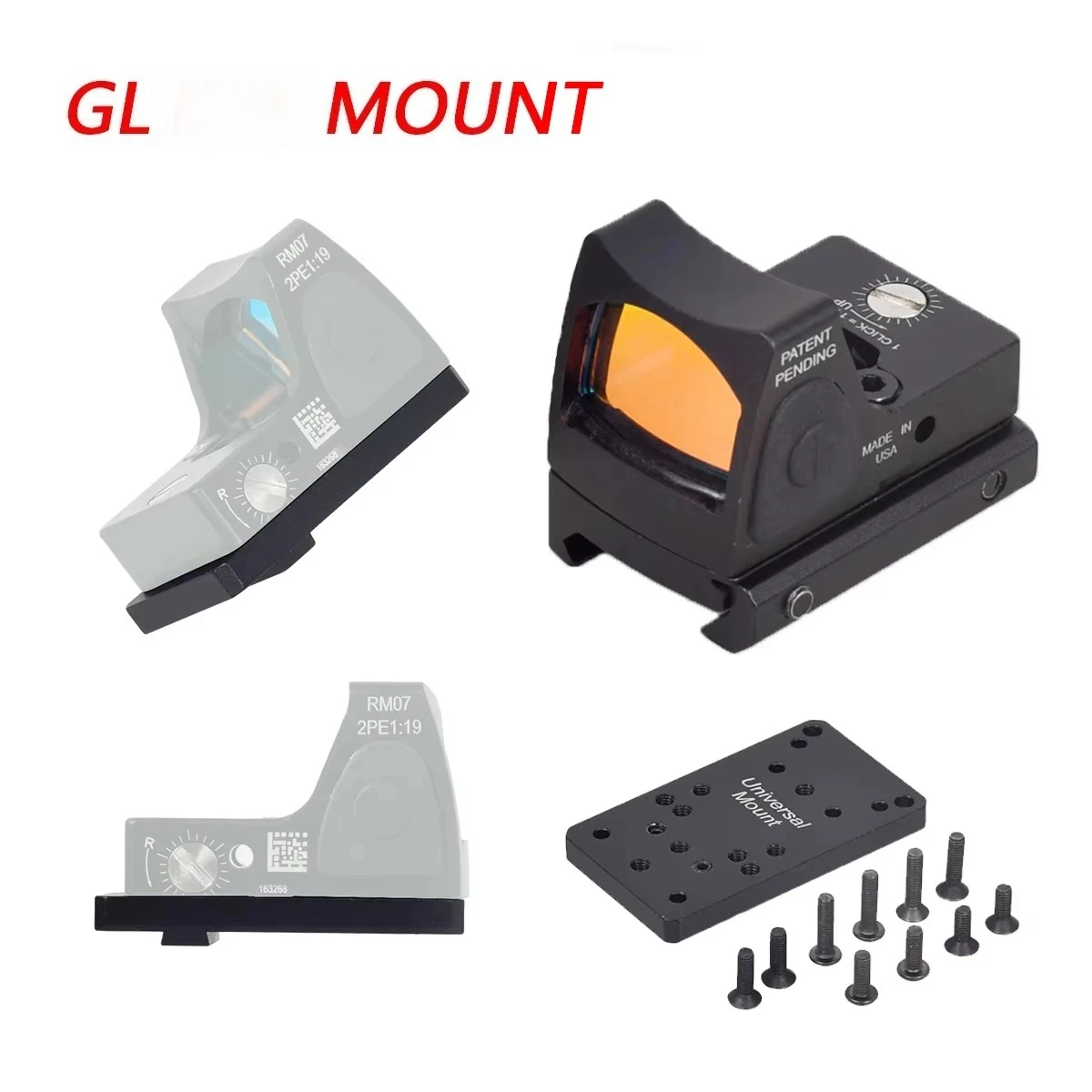 RM07 RM HD Металлический красный точечный прицел Коллиматор G17 G19 Страйкбольный охотничий пистолетный прицел AR15 M4 Оптика Прицел 20 мм Крепление на рейку
RM07 RM HD Металлический красный точечный прицел Коллиматор G17 G19 Страйкбольный охотничий пистолетный прицел AR15 M4 Оптика Прицел 20 мм Крепление на рейку