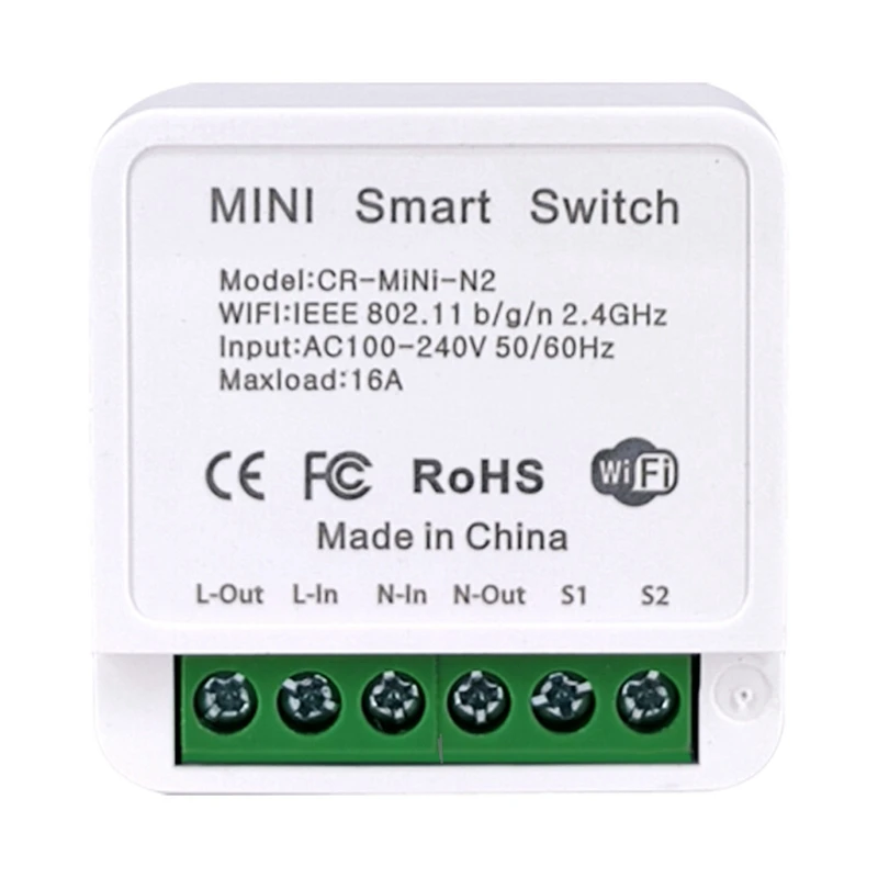 A76F-Wifi Smart Switch Tuya Smart Life App 16A 100-240V AC работает с голосовым управлением для Alexa и Google Home
A76F-Wifi Smart Switch Tuya Smart Life App 16A 100-240V AC работает с голосовым управлением для Alexa и Google Home