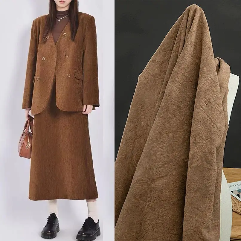 Brown Dark Flower Scar Cotton and Linen Fabric Stir Fried Washed Used Suit Jacket Texture Clothing Designer Fabric
Brown Dark Flower Scar Cotton and Linen Fabric Stir Fried Washed Used Suit Jacket Texture Clothing Designer Fabric