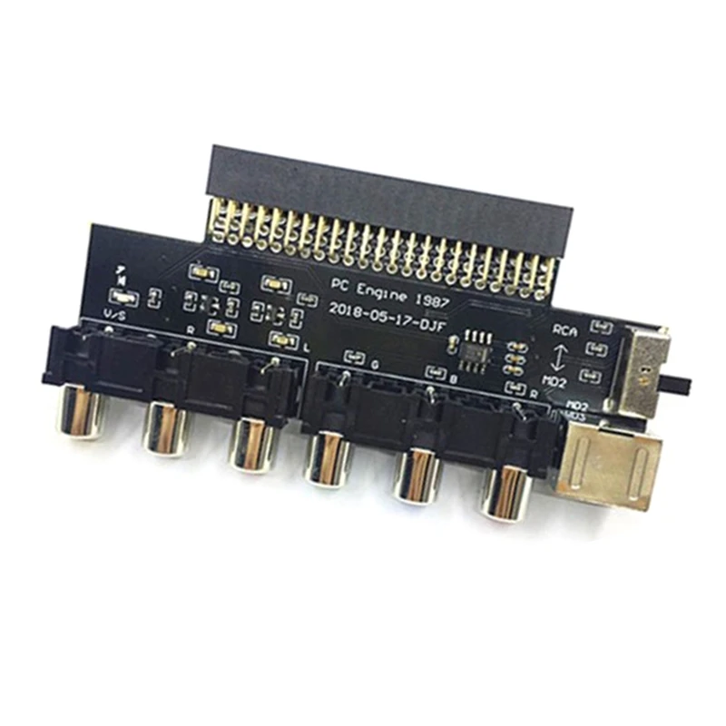 CEA RGBS Card Video Booster RGBS Signal Output Audio Output For NEC PCE PC Engine Grafx For Grafx TV AC RGBS Conveter
CEA RGBS Card Video Booster RGBS Signal Output Audio Output For NEC PCE PC Engine Grafx For Grafx TV AC RGBS Conveter