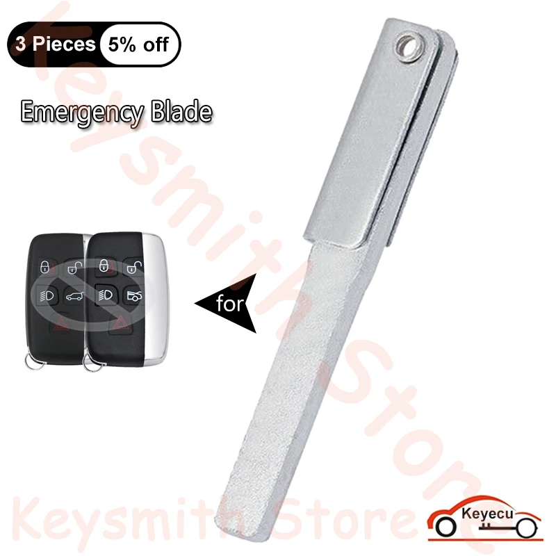 KEYECU Необрезанная вставка для аварийного ключа для Land Rover Range Rover Sport LR2 LR4 для Jaguar Auto Smart Remote Key Fob KOBJTF10A
KEYECU Необрезанная вставка для аварийного ключа для Land Rover Range Rover Sport LR2 LR4 для Jaguar Auto Smart Remote Key Fob KOBJTF10A